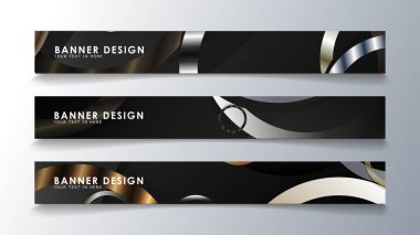 Daire arka planlı dikdörtgen bir afiş ayarlayın. nötr renk gradyanı