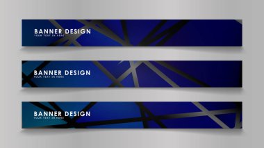 Renk degradelerinde geometrik arka planlara sahip soyut vektör afişleri