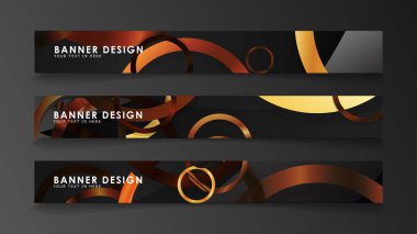 Ahşap renk kombinasyonu çevreleri ile soyut vektör afiş arka planlar ayarlayın