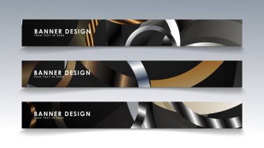 Daire arka planlı dikdörtgen bir afiş ayarlayın. nötr renk gradyanı