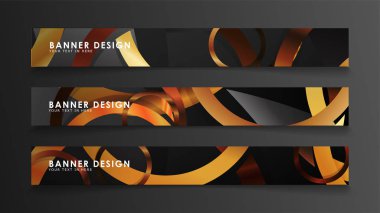 Ahşap renk kombinasyonu çevreleri ile soyut vektör afiş arka planlar ayarlayın