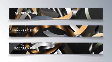 Daire arka planlı dikdörtgen bir afiş ayarlayın. nötr renk gradyanı