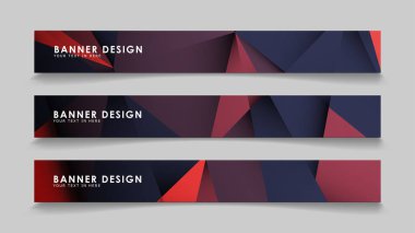 Kırmızı siyah geometrik degrade arka planlarile soyut dikdörtgen vektör afiş. tasarım şablonları. gelecek Poster şablonu tasarımı