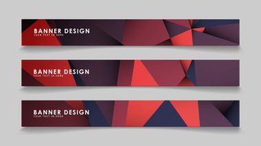 Kırmızı siyah geometrik degrade arka planlarile soyut dikdörtgen vektör afiş. tasarım şablonları. gelecek Poster şablonu tasarımı