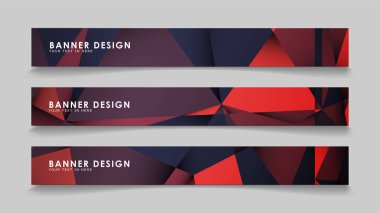 Kırmızı siyah geometrik degrade arka planlarile soyut dikdörtgen vektör afiş. tasarım şablonları. gelecek Poster şablonu tasarımı