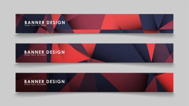 Kırmızı siyah geometrik degrade arka planlarile soyut dikdörtgen vektör afiş. tasarım şablonları. gelecek Poster şablonu tasarımı