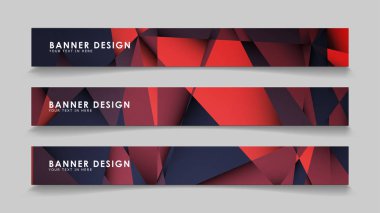 Kırmızı siyah geometrik degrade arka planlarile soyut dikdörtgen vektör afiş. tasarım şablonları. gelecek Poster şablonu tasarımı