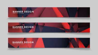 Kırmızı siyah geometrik degrade arka planlarile soyut dikdörtgen vektör afiş. tasarım şablonları. gelecek Poster şablonu tasarımı