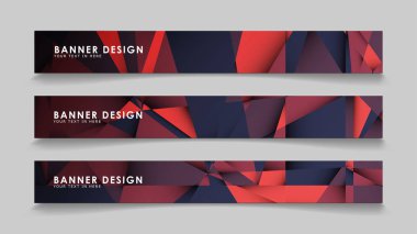 Kırmızı siyah geometrik degrade arka planlarile soyut dikdörtgen vektör afiş. tasarım şablonları. gelecek Poster şablonu tasarımı