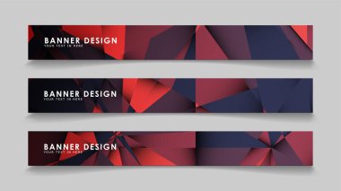 Kırmızı siyah geometrik degrade arka planlarile soyut dikdörtgen vektör afiş. tasarım şablonları. gelecek Poster şablonu tasarımı