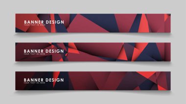 Kırmızı siyah geometrik degrade arka planlarile soyut dikdörtgen vektör afiş. tasarım şablonları. gelecek Poster şablonu tasarımı