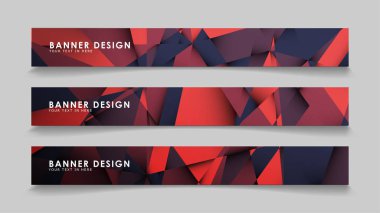 Kırmızı siyah geometrik degrade arka planlarile soyut dikdörtgen vektör afiş. tasarım şablonları. gelecek Poster şablonu tasarımı