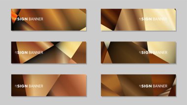 Lüks geometrik degrade arka planlarile soyut dikdörtgen vektör afiş . tasarım şablonları. gelecek Poster şablonu tasarımı