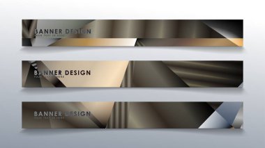 Metal geometrik degrade renklerin bir arka plan ile soyut dikdörtgen vektör afiş. tasarım şablonu. gelecek Poster şablonu tasarımı