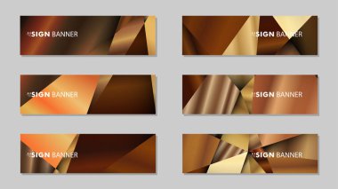 Lüks geometrik degrade arka planlarile soyut dikdörtgen vektör afiş . tasarım şablonları. gelecek Poster şablonu tasarımı