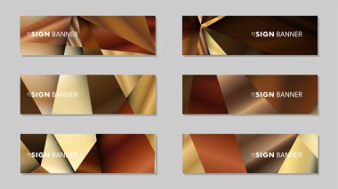 Lüks geometrik degrade arka planlarile soyut dikdörtgen vektör afiş . tasarım şablonları. gelecek Poster şablonu tasarımı