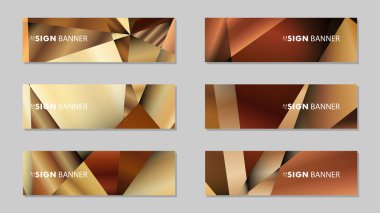 Lüks geometrik degrade arka planlarile soyut dikdörtgen vektör afiş . tasarım şablonları. gelecek Poster şablonu tasarımı