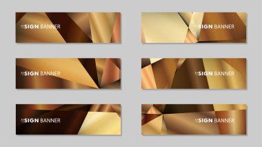 Lüks geometrik degrade arka planlarile soyut dikdörtgen vektör afiş . tasarım şablonları. gelecek Poster şablonu tasarımı