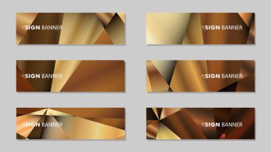 Lüks geometrik degrade arka planlarile soyut dikdörtgen vektör afiş . tasarım şablonları. gelecek Poster şablonu tasarımı