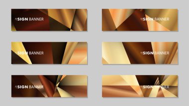 Lüks geometrik degrade arka planlarile soyut dikdörtgen vektör afiş . tasarım şablonları. gelecek Poster şablonu tasarımı