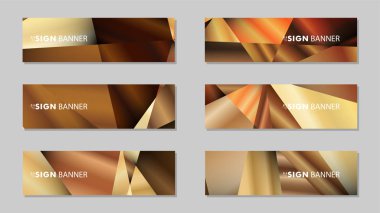 Lüks geometrik degrade arka planlarile soyut dikdörtgen vektör afiş . tasarım şablonları. gelecek Poster şablonu tasarımı