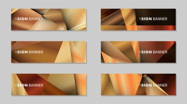 Lüks geometrik degrade arka planlarile soyut dikdörtgen vektör afiş . tasarım şablonları. gelecek Poster şablonu tasarımı