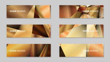 Lüks geometrik degrade arka planlarile soyut dikdörtgen vektör afiş . tasarım şablonları. gelecek Poster şablonu tasarımı