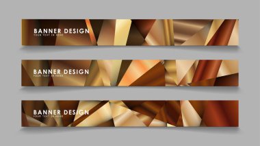 Lüks geometrik degrade arka planlarile soyut dikdörtgen vektör afiş . tasarım şablonları. gelecek Poster şablonu tasarımı