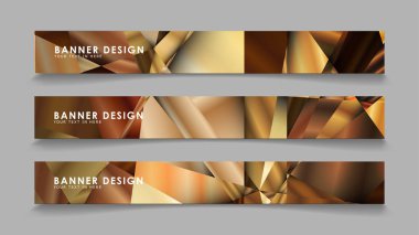 Lüks geometrik degrade arka planlarile soyut dikdörtgen vektör afiş . tasarım şablonları. gelecek Poster şablonu tasarımı