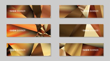 Lüks geometrik degrade arka planlarile soyut dikdörtgen vektör afiş . tasarım şablonları. gelecek Poster şablonu tasarımı