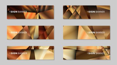 Lüks geometrik degrade arka planlarile soyut dikdörtgen vektör afiş . tasarım şablonları. gelecek Poster şablonu tasarımı