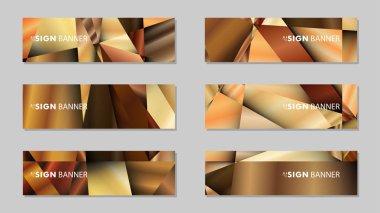 Lüks geometrik degrade arka planlarile soyut dikdörtgen vektör afiş . tasarım şablonları. gelecek Poster şablonu tasarımı