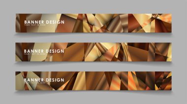 Lüks geometrik degrade arka planlarile soyut dikdörtgen vektör afiş . tasarım şablonları. gelecek Poster şablonu tasarımı