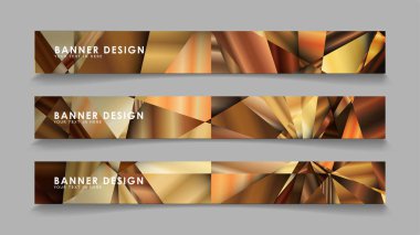 Lüks geometrik degrade arka planlarile soyut dikdörtgen vektör afiş . tasarım şablonları. gelecek Poster şablonu tasarımı