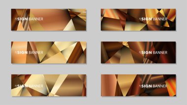 Lüks geometrik degrade arka planlarile soyut dikdörtgen vektör afiş . tasarım şablonları. gelecek Poster şablonu tasarımı