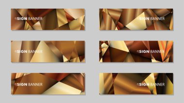 Lüks geometrik degrade arka planlarile soyut dikdörtgen vektör afiş . tasarım şablonları. gelecek Poster şablonu tasarımı