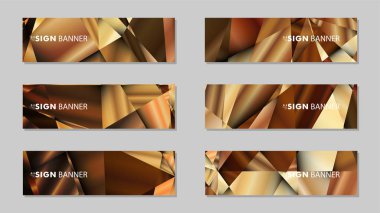 Lüks geometrik degrade arka planlarile soyut dikdörtgen vektör afiş . tasarım şablonları. gelecek Poster şablonu tasarımı