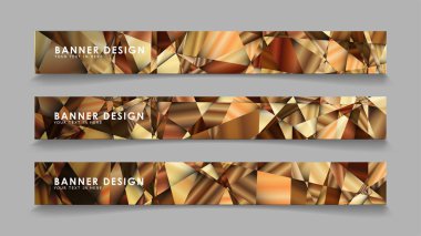 Lüks geometrik degrade arka planlarile soyut dikdörtgen vektör afiş . tasarım şablonları. gelecek Poster şablonu tasarımı