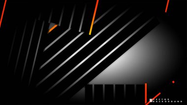 Soyut vektör arka planı. Geometrik Çizgiler