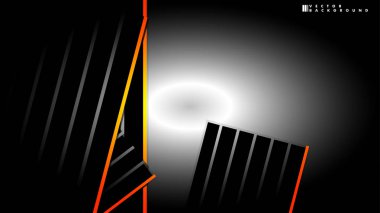 Soyut vektör arka planı. Geometrik Çizgiler