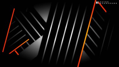 Soyut vektör arka planı. Geometrik Çizgiler