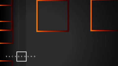 Vektör Modern Soyut Kareler Arka Planlar . siyah kırmızı turuncu degrade ile. eps 10 şablonu