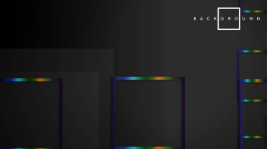 Modern Soyut Vektör Kutusu Arka Plan. renkli degrade şeritler ile. eps 10 şablonu