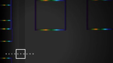 Modern Soyut Vektör Kutusu Arka Plan. renkli degrade şeritler ile. eps 10 şablonu