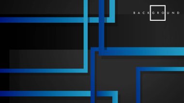 Vektör Modern Soyut Kareler Arka Planlar . siyah yeşil degrade ile. eps 10 şablonu