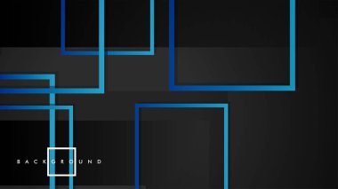 Vektör Modern Soyut Kareler Arka Planlar . siyah yeşil degrade ile. eps 10 şablonu