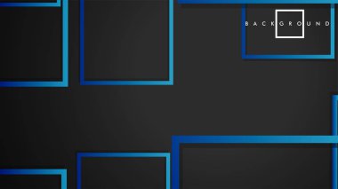 Vektör Modern Soyut Kareler Arka Planlar . siyah yeşil degrade ile. eps 10 şablonu