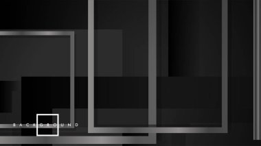 Lüks parlak gri kare ile soyut metal vektör arka plan