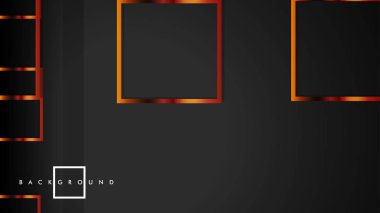 Vektör Modern Soyut Kareler Arka Planlar . siyah ve metal renk degradesi ile. eps 10 şablonu