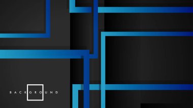 Vektör Modern Soyut Kareler Arka Planlar . siyah yeşil degrade ile. eps 10 şablonu